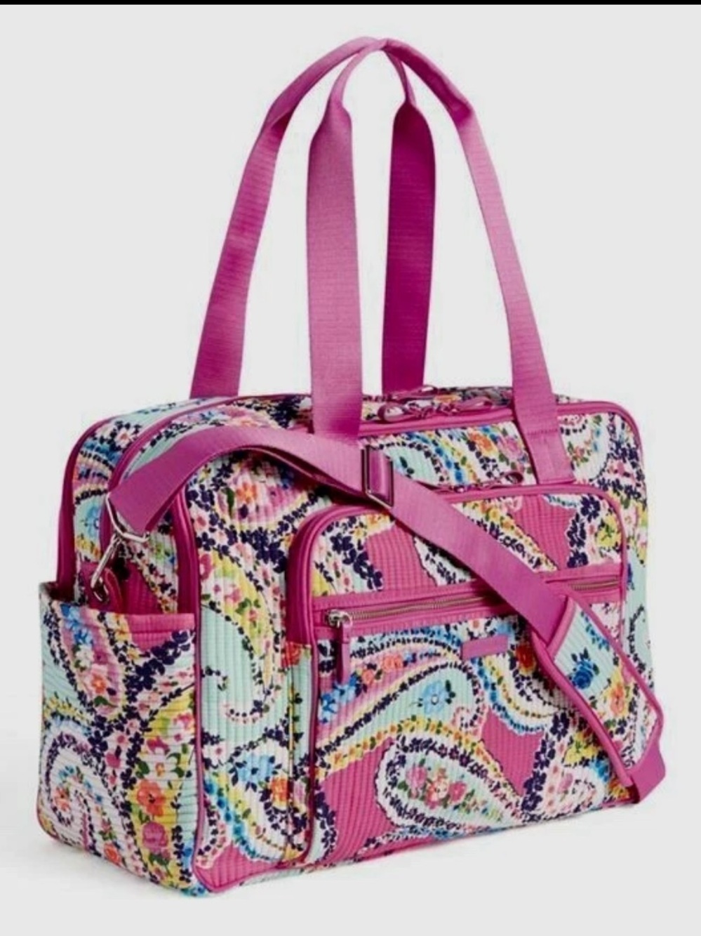 NWOT Vera Bradley Weekender Travel Bag in Wildflower Paisley Floral